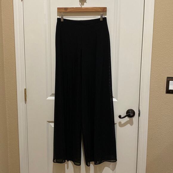 Tadashi Shoji Black Wide Leg Pants - Picture 2 of 13